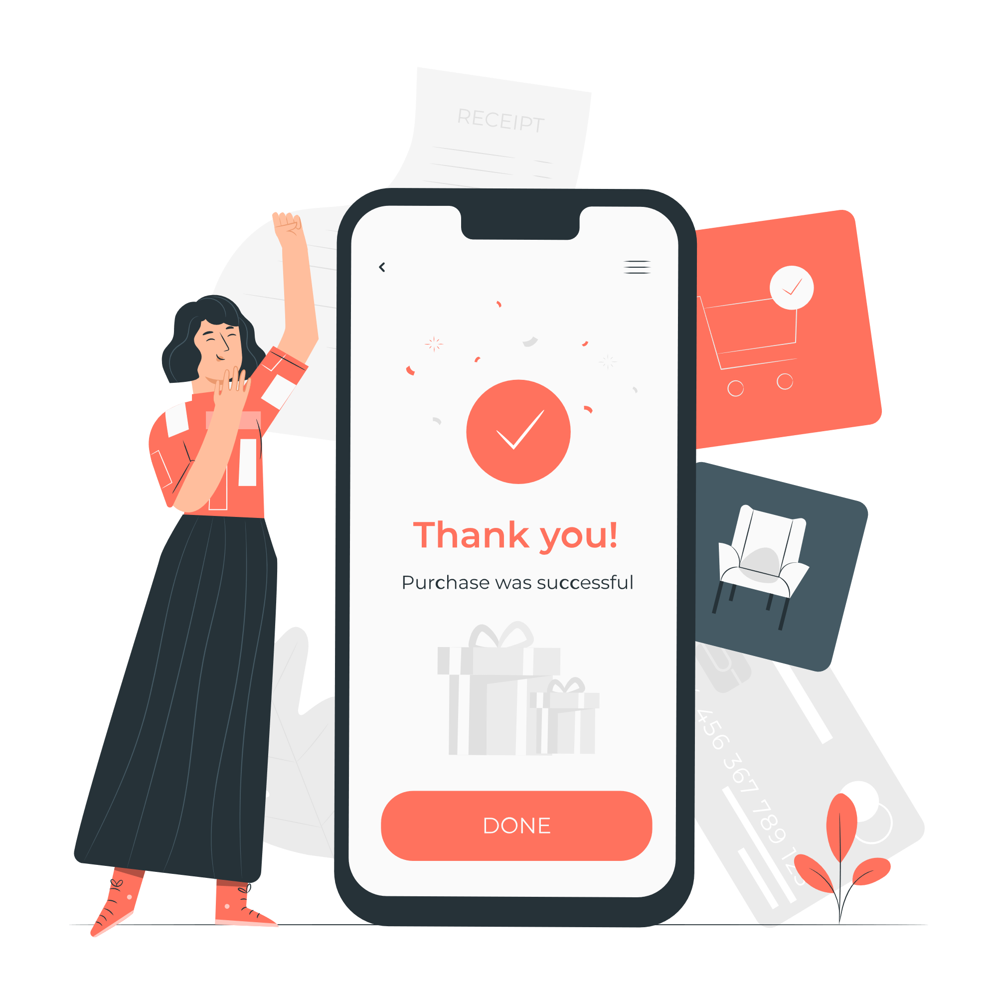 Mobile App Illustration